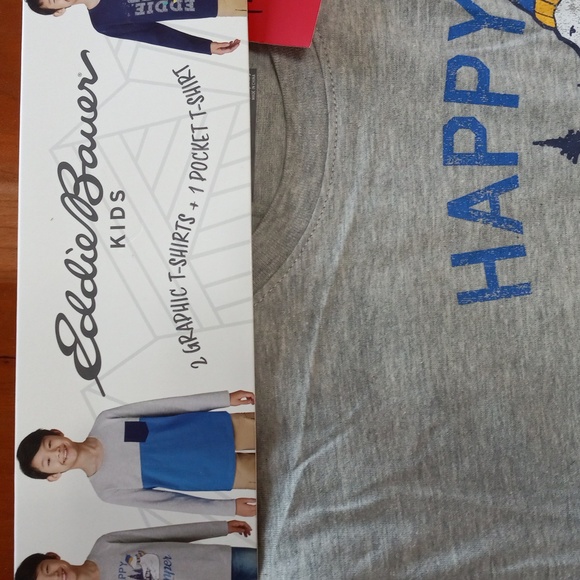 Eddie Bauer 3 Pack Long Sleeve Shirts M 10/12 - Picture 3 of 6